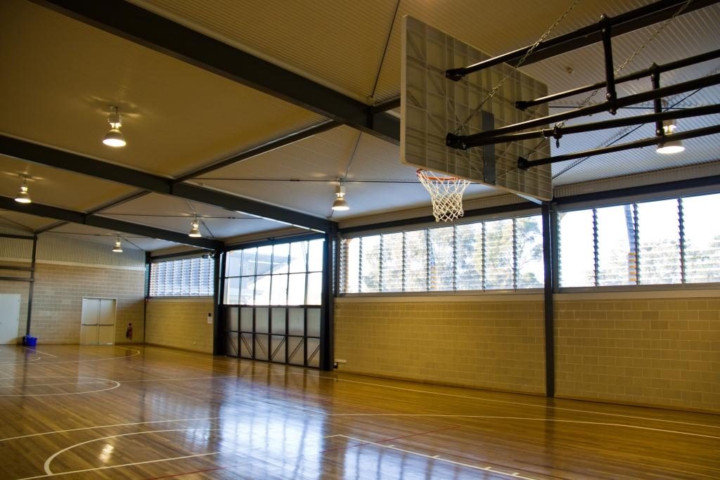 Sports hall with Breezway Louvres