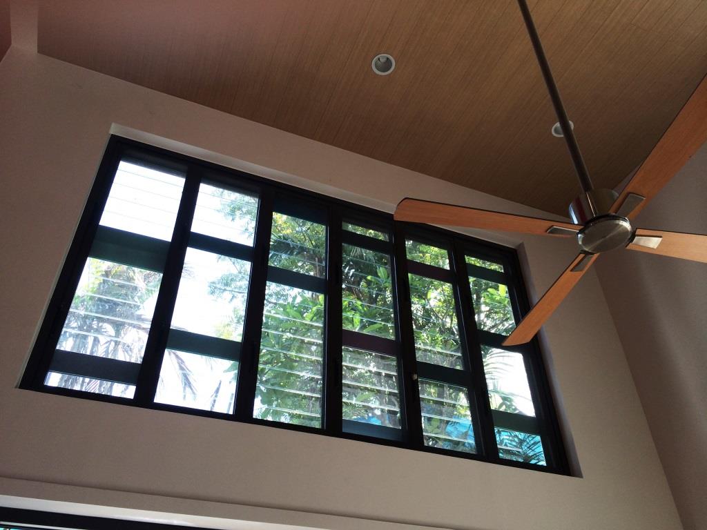 Breezway Glass Louvres in Bungalow