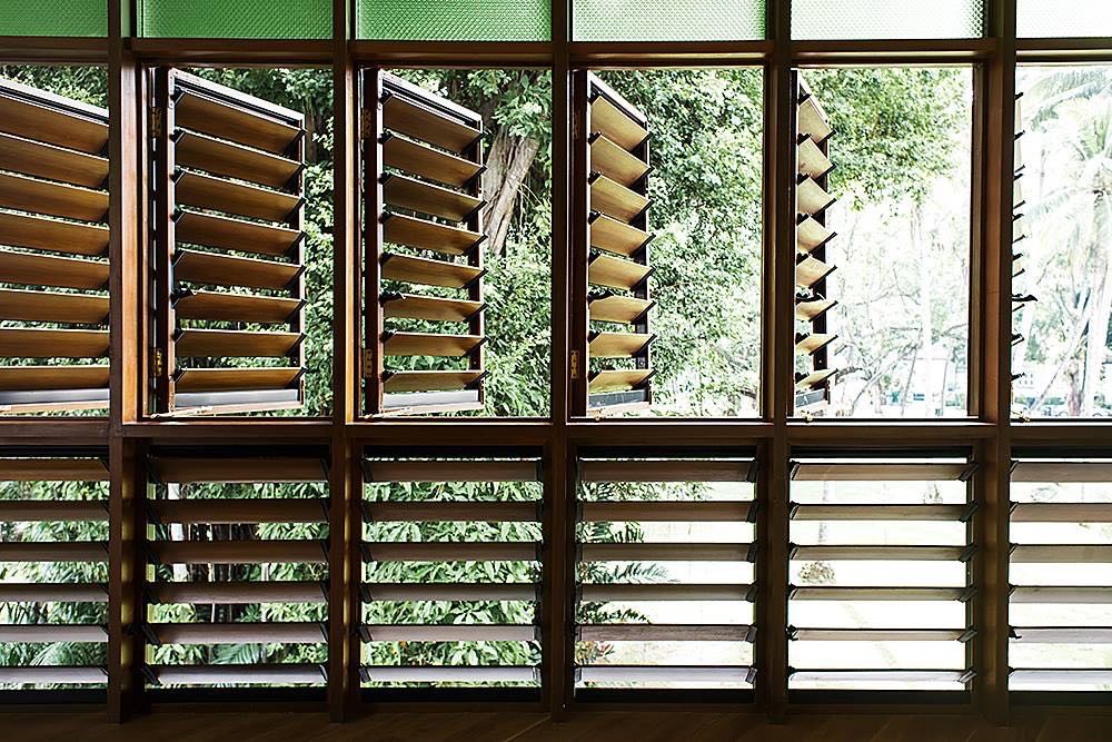 Breezway louvres can be installed into timber frames