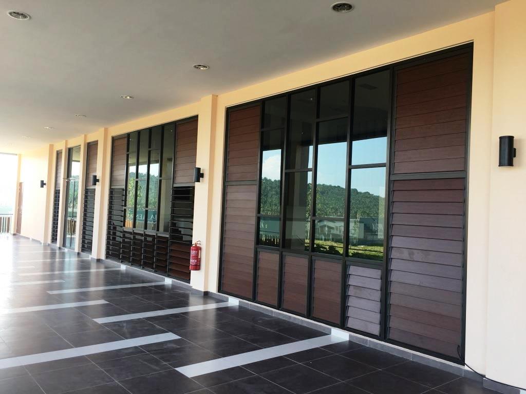 Exterior of the club house with Breezway Louvres